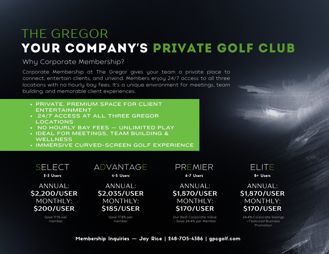 Corporate membership plans for teams: Select, Advantage, Premier, and Elite