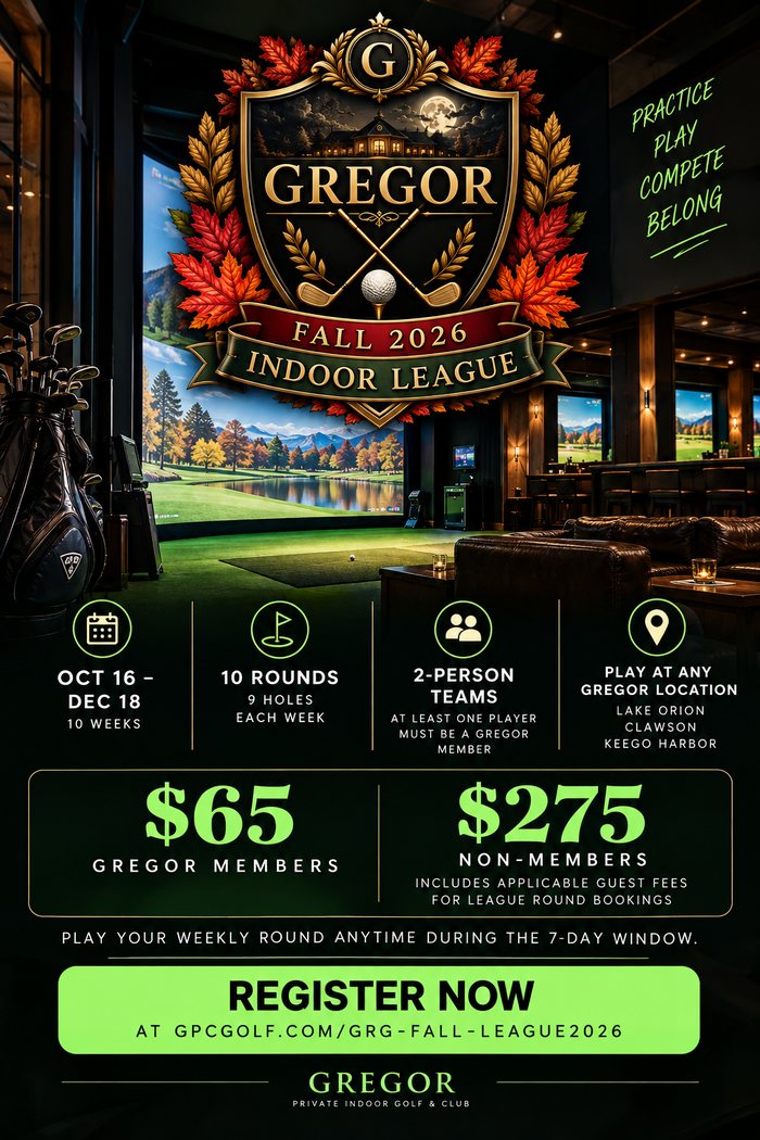 Fall 2026 Indoor League poster