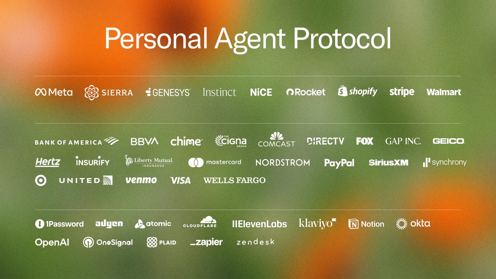 Les partenaires du Personal Agent Protocol (Poppy)